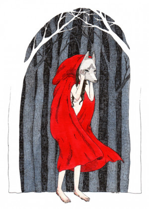 ... art watercolor fairy tale red riding hood artists on tumblr