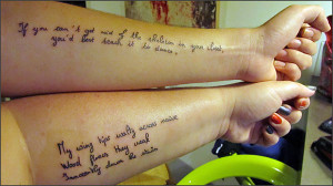 tattoo quotes for women on arm