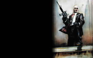 agent 47 action games wallpaper image featuring hitman