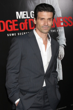 Frank Grillo arriving at the premiere of the 'Edge of Darkness ...