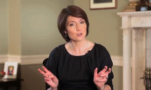 Cathy McMorris Rodgers (R-WA) makes air quotes as she talks about