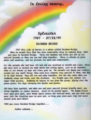 ... this to me when my german shepherd passed away. I miss you babygirl