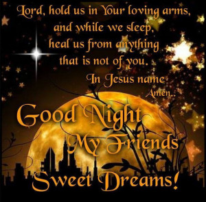 Good Night Blessings | Good Night Prayer