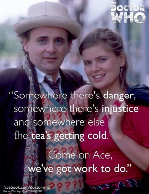 Seventh Doctor - the ever lovable Sylvester McCoy. I think I might be ...