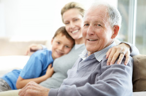 Families caring for elderly parents