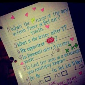 cute way to ask a girl out! Stuff, Quotes, Secret Admirer, So Cute ...