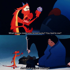 mushu... I used to rewind the tape an watch this and laugh my ... | H ...