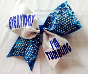 ... Bow or Hair Bow, Quote Cheer Bow, Cheer Bows with Sayings on Etsy