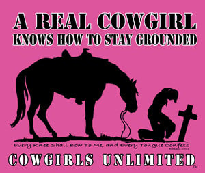 Home > Western Cowboy & Cowgirl T-shirts > Christian Cowgirl T-shirt