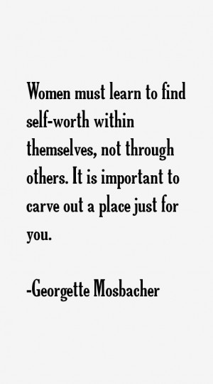 Georgette Mosbacher Quotes amp Sayings