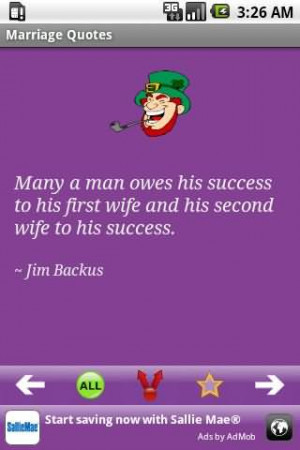 ... to Hiws First Wife And His Second Wife To His Success - Jim Backus