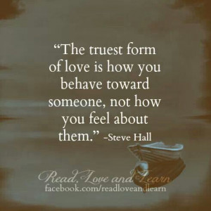 The truest form of love