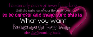 Myspace Graphics > Girls > dont push a girl away Graphic