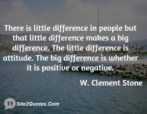 There is little difference in people but that little difference makes ...