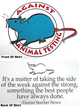 Purchase Against Animal Testing T-Shirt