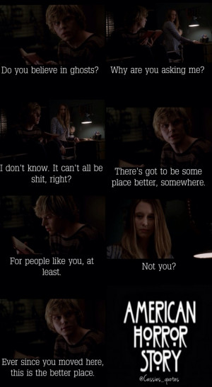 + quotes: Evan Peters Tate Quotes, Evans Peter, Evan Peters Quotes ...