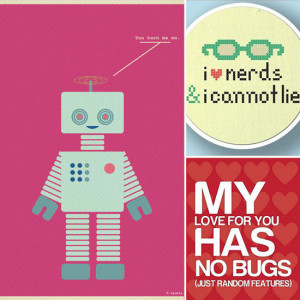 Nerd and Geek Love Prints and Gifts