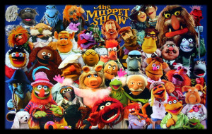 group photo of kermit the frog miss piggy fozzie bear gonzo and ...