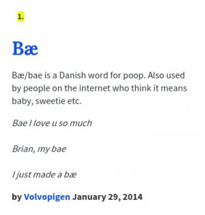 BAE Means Poop