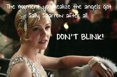 The angels got Sally Sparrow after all. Doctor Who. Blink. #doctorwho ...