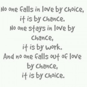 Chance or Choice....