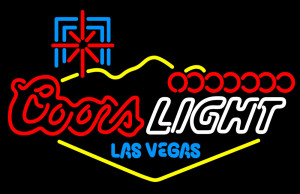 Sign Coors Light Neon Beer