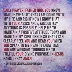 Daily Prayer | #spiritual #faith #faithful #TagsForLikes #god #grace # ...