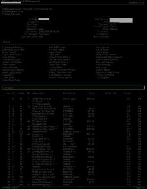 Auto Body Repair Estimate