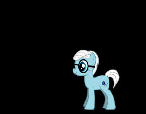Brainy Smurf pony by sampea