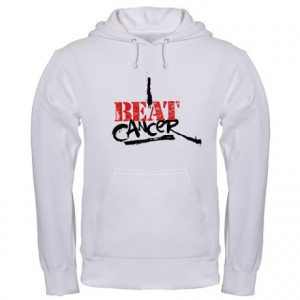 Beat Cancer! Hoodie on