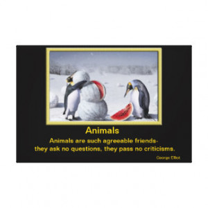 Animals inspirational quotes 18 stretched canvas prints