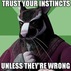 Master Splinter quotes are the best.