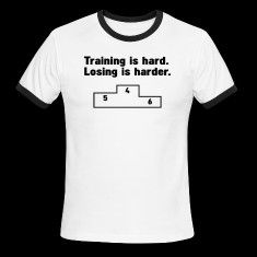 training vs losing t shirts designed by wam us