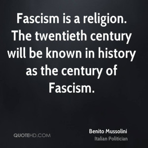 Benito Mussolini Quotes Fascism