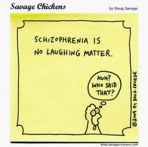 schizophrenic patient is told by a nurse, So you hear voices, such ...