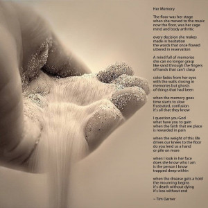 poem about my mother's battle with Alzheimer's, a battle we all lost ...