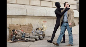 It's easy to forget a homeless person is human. (Image Credit: Candid ...