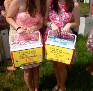 Our Big/Little coolers at Carolina Cup. TSM.