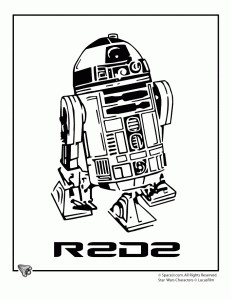 ... black and white could make for some ambitious stencils... R2D2, Yoda