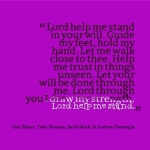 Guide me Lord and use me I am YOURS!