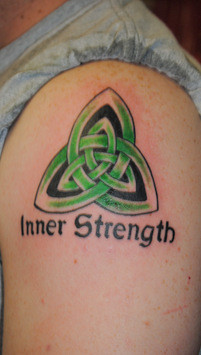 Celtic Trinity Knot Tattoo by The Red Parlour Tattoo Woodside Queens ...