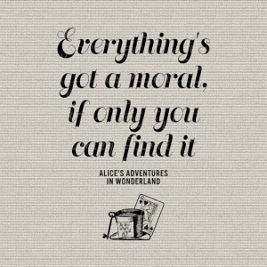 Alice In Wonderland Quote Typography Wall Decor Art Printable Digital ...