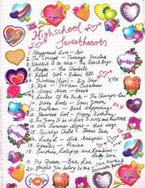 High School Sweethearts Playlist