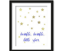 Twinkle Twinkle Little Star Do You Know How Loved You Are - print ...