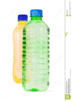 Plastic Bottles Water White