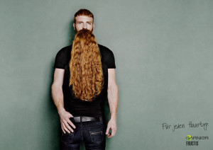 The Garnier Fructis Beard campaign was developed at Publicis Zurich by ...