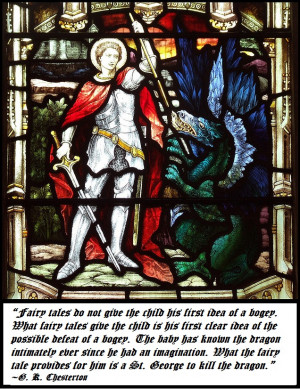 st. george and dragon gk chesterton quote fairy tales