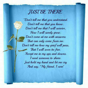 PS A Friend Who Has Also lost