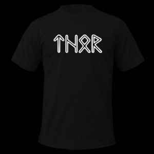 Thor written in viking runes T-Shirt