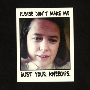 Clearance - ANNIE WILKES from MISERY - Funny Blank Greeting Card ...